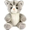Image de Peluche chat gris et blanc Tetabizous - 17 cmH