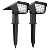 Image de 2 Spots solaires projecteurs CURTIS 200LM