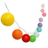 Image de Guirlande solaire MIMY COLORS 10 boules coton 3.8M