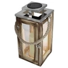 Image de Lanterne solaire en bois OAKY H28cm