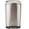 Image de Poubelle à pédale inox GREENWICH argent 40L