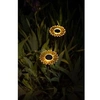 Image de Decoration lumineuse solaire G4460 - Forme tournesol - H44 cm