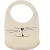 Image de Bavoir silicone Trois Kilos Sept Beige 18x28 cm 808 5421