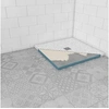 Image de Bac receveur de douche à carreler 90x90cm recoupable sur mesure pour douche à l'italienne