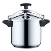 Image de Autocuiseur + Panier vapeur - 8 L - Ø24cm - Inox - Gris et noir - Tous feux dont induction