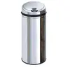 Image de Poubelle automatique 50 l chromé avec seau