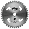 Image de Lame de coupe pour débroussailleuse 40 dents Diam 255mm en Tungstène Alesage 25.4 VITO