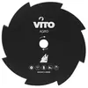 Image de Lame de Coupe pour Débroussailleuse 8 Dents Diam 255mm Alesage 25.4 VITO