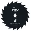 Image de Lame de coupe pour débroussailleuse 20 dents Diam 255mm Alesage 25.4 VITO