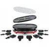 Image de H.Koenig Appareil à Raclette 4en1 Multifonctions 8 personnes Professionnel RP418, Pierre naturelle, 6 mini crêpes pancakes, Grill, Raclette fromage fondue, Température réglable, 8 poêlons antiadhésifs en occasion ou reconditionné