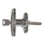 Image de Bouton simple chromé à cylindre carré 7mm - - MAP-478S