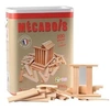 Image de Mécabois - Baril de 200 pieces - Jeux de constructions planchettes en bois - Fabriqué en France