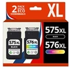 Image de Pack compatible CANON PG-575XL/CL-576XL, 2 cartouches