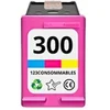 Image de 123CONSOMMABLES - 300 - Cartouches d'encre Compatible avec HP 300 pour HP Photosmart C4780 C4680 HP Deskjet F4580 F2480 F2420 F4224 F4280 D1660 D5560