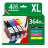 Image de 123CONSOMMABLES - 364XL - Pack 4 Cartouches d'encre Compatibles avec HP 364 364XL pour Officejet 4620 4610 4622 Deskjet 3070A 3520 3524 Photosmart