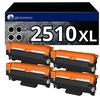 Image de Pack 4 Toners compatibles BROTHER TN2510XL noir