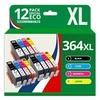 Image de 123CONSOMMABLES - 364XL - Cartouche d'encre Compatible avec HP 364 364XL pour Officejet 4620 4610 4622 Deskjet 3070A 3520 3524 Photosmart 5520 5510