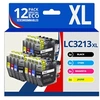 Image de 123CONSOMMABLES - LC3213 LC3211 - Cartouches d'encre Compatible pour Brother LC3213 DCP-J572DW MFC-J497DW MFC-J491DW MFC-J895DW DCP-J774DW DCP-J772DW