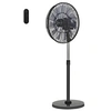Image de - Ventilateur sur pied FS45-DC - Moteur DC - Hélice 45 cm - 6 vitesses - Hauteur ajustable - Oscillant ou fixe - Professionnel - Silencieux