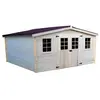 Image de Abri de jardin sans plancher 16.81 m² bois naturel ba 4040.02 n