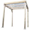Image de - Carport En Bois Autoclavé Toit Plat Couvert