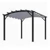 Image de Pergola arche 11.22 m2 gris anthracite per3433gg