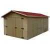 Image de Garage 15.60m² bois naturel ed2848n