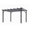 Image de Pergola aluminium gris anthracite poteaux 10x10 cm per4030gg