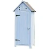 Image de Armoire cabine de rangement 0.41m² bleu arm0805