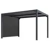 Image de Pergola bioclimatique 10.8m² gris anthracite per3630rbi