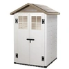 Image de Abri de jardin résine 1,97 m2 beige/marron evo 120