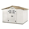 Image de Abri de jardin en résine 8,06 m2 beige/marron evo 280