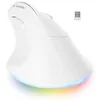 Image de Bluestork - Souris Ergonomique Verticale sans Fil 4800 DPI RGB Blanche | Connexion Sans Fil 2.4GHz & Bluetooth, 800-4800 DPI, 6 Boutons, LED RGB, Design Ergonomique Vertical, Blanche, Droitier en occasion ou reconditionné