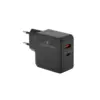 Image de Bluestork Chargeur GaN 65W 2 ports - USB-C/USB-A - Noir