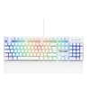 Image de Clavier Gaming KEYZ Rubidium - Red Switch AZERTY Mécanique Blanc