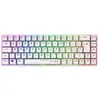 Image de Clavier gaming Azerty sans fil mécanique Keyz Titanium WL Blanc