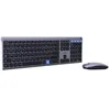 Image de Ensemble Clavier souris sans fil - - AZERTY - Métal - Silencieux - Touches ciseaux