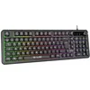 Image de The G-Lab Keyz Caesium EX B - Clavier Gamer Membrane 98% RGB Noir AZERTY FR en occasion ou reconditionné