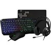 Image de Pack Gamer 4 en 1 - - COMBO NATRIUM - Souris Filaire - Clavier Filaire - Casque Filaire - Tapis de Souris