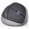 Image de ERGONOMIC - Souris verticale - ergonomique - 6 boutons - sans fil - récepteur sans fil USB - noir