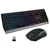 Image de Pack Gaming Clavier + Souris sans fil Combo Tungsten RVB Noir