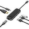 Image de Hub 3xUSB A 2.0 + HDMI + USB C + Ethernet RJ45