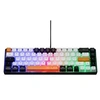 Image de Clavier gaming Azerty filaire Keyz Hydrogen pour PS4 Xbox et PC Noir Blanc et Orange