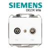 Image de Siemens - prise tv/fm blanc delta iris