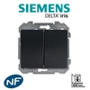 Image de Siemens - double va et vient anthracite delta iris