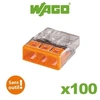 Image de Wago - 100 bornes connexion auto 3 entrées s2273