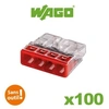 Image de Wago - 100 bornes connexion auto 4 entrées s2273