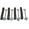 Image de Kit ancrage au sol 4 sardines de fixation et sangles Adaptable Universel