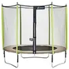 Image de Trampoline de jardin 305 cm + filet de sécurité JUMPI Taupe/Vert 300. Trampoline certifié par le CRITT sport & loisirs