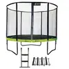 Image de Trampoline de jardin rond 305 cm + filet de sécurité + échelle + kit ancrage | PUNCHI Vert 300